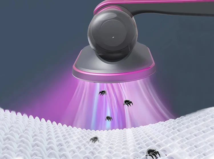 ASPIRADORA UV ANTIACAROS, DESINFECTANTE
