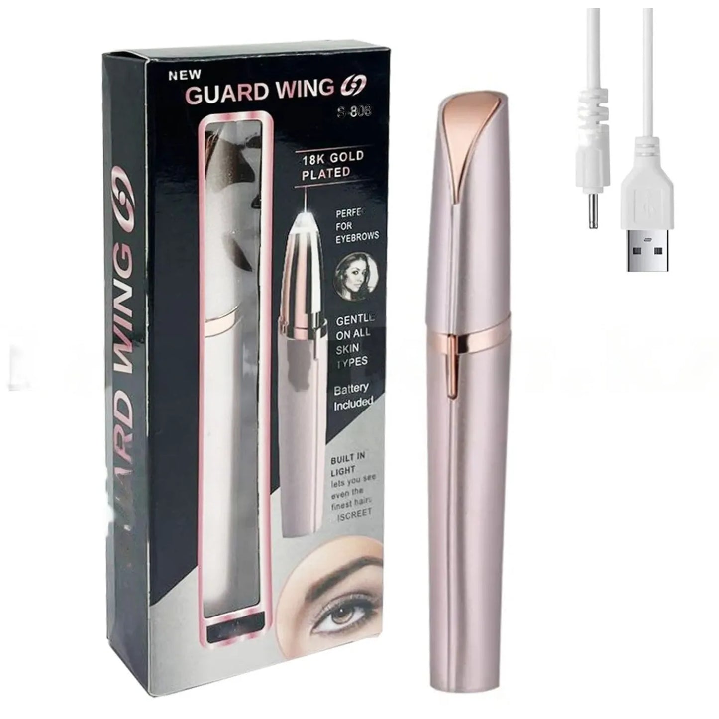 Combo depilador de cejas y cuerpo