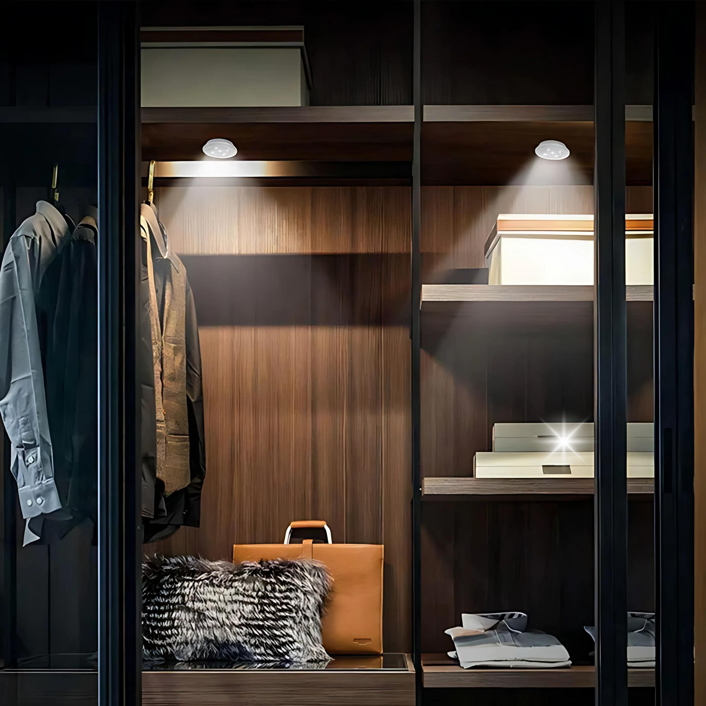 SET DE 3 LUCES LED con CONTROL REMOTO