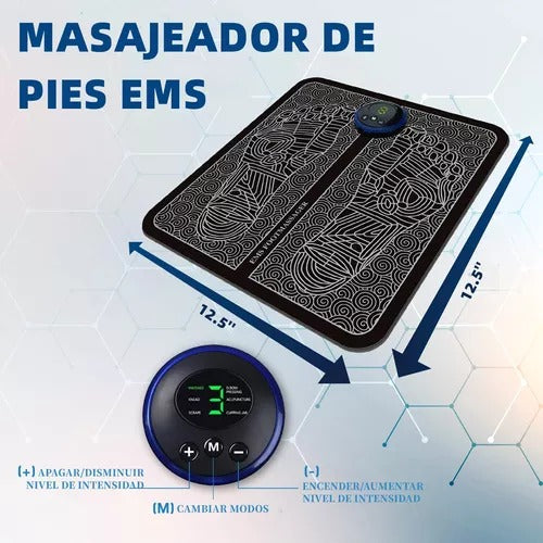 Masajeador Eléctrico para Pies Multifunc. Ems