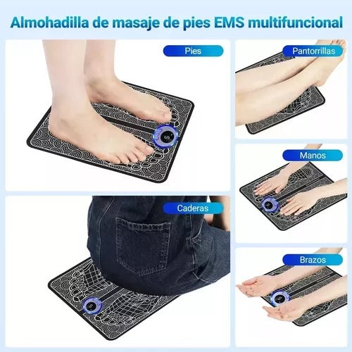 Masajeador Eléctrico para Pies Multifunc. Ems